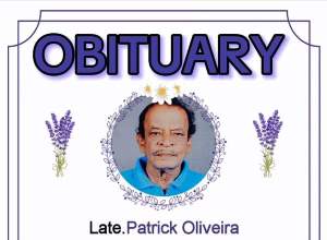 Obituary: Patrick Oliveira (83), Kemmannu